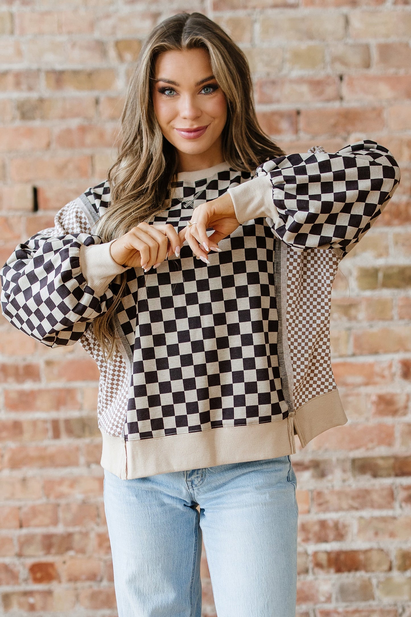 Threaded Pear Angelina High Low Casual Top