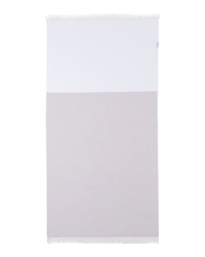 Barefoot Dreams Color Block Organic Cotton Oversized Towel