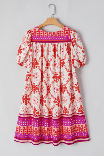 Threaded Pear Penny Lace Up Mini Dress
