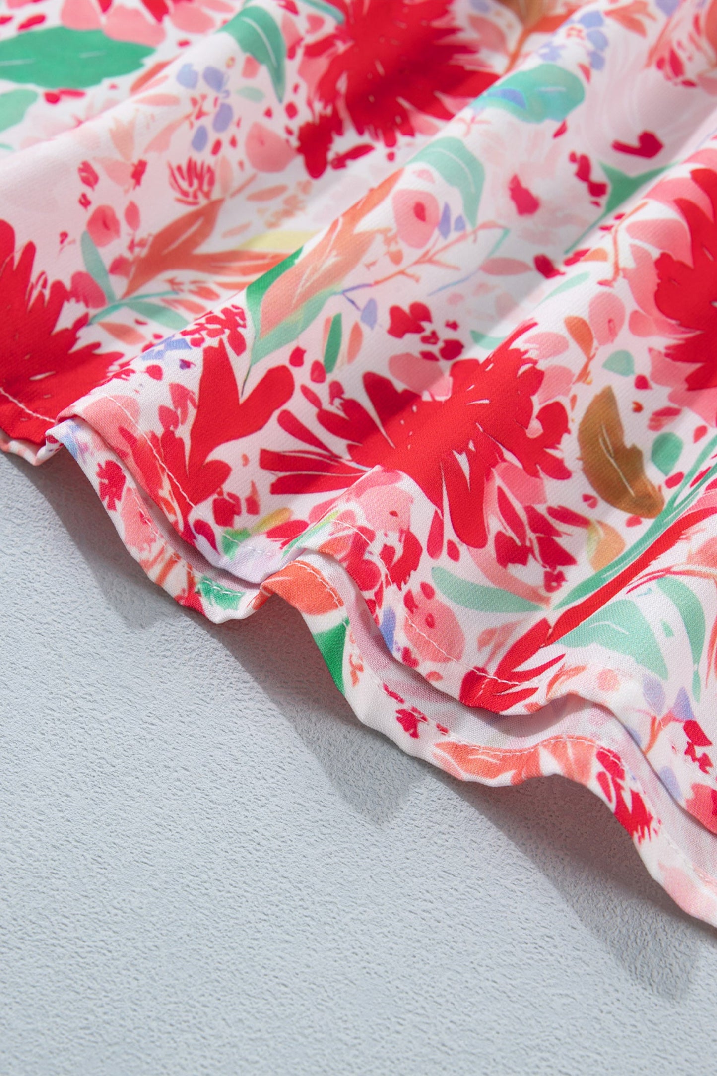 Threaded Pear Dahlia Straps High Waist Dress