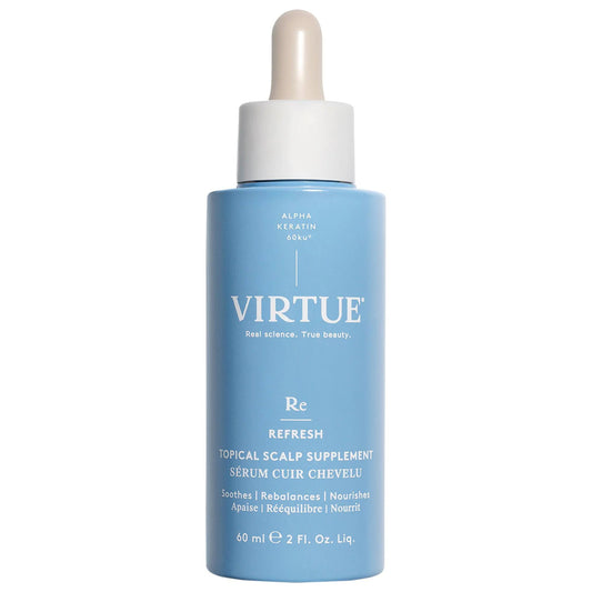 Virtue Soothing Hyaluronic Acid Topical Scalp Supplement: Dry & Itchy Scalp Treatment, Vegan, Sulfate-Free Hair Growth Serum with Alpha Keratin