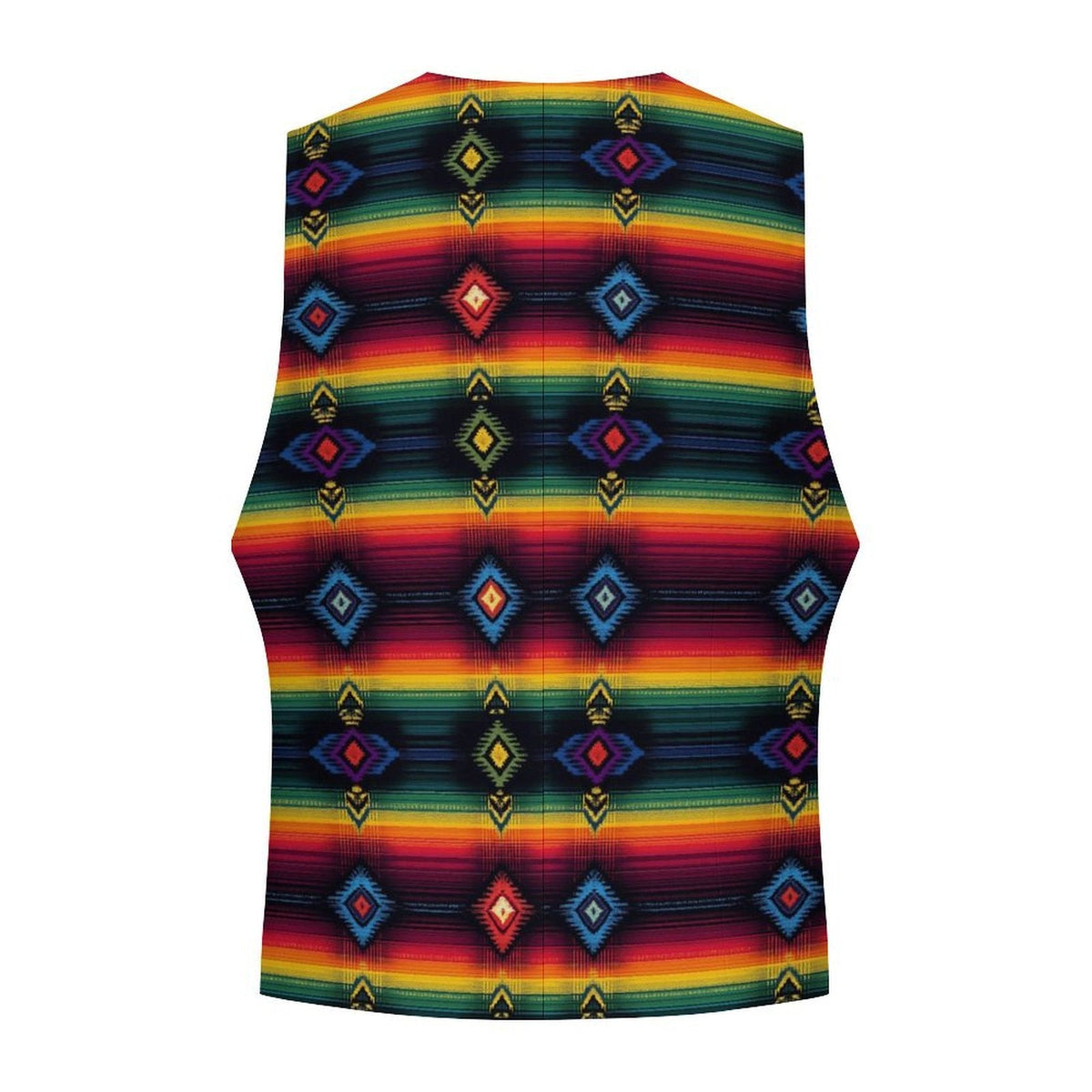 Baha Ranch Southwest Serape Men's Sleeveless Suit Vest