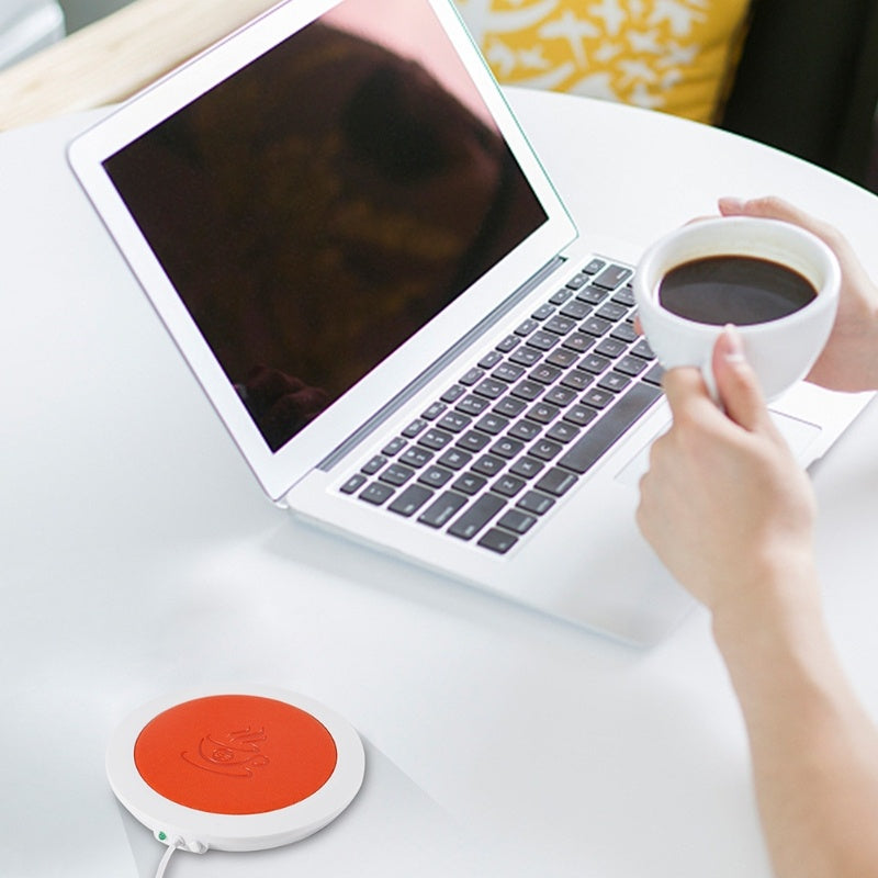 ☕ USB Cup Warmer Mat Pad – Portable Coffee & Tea Mug Heating Coaster