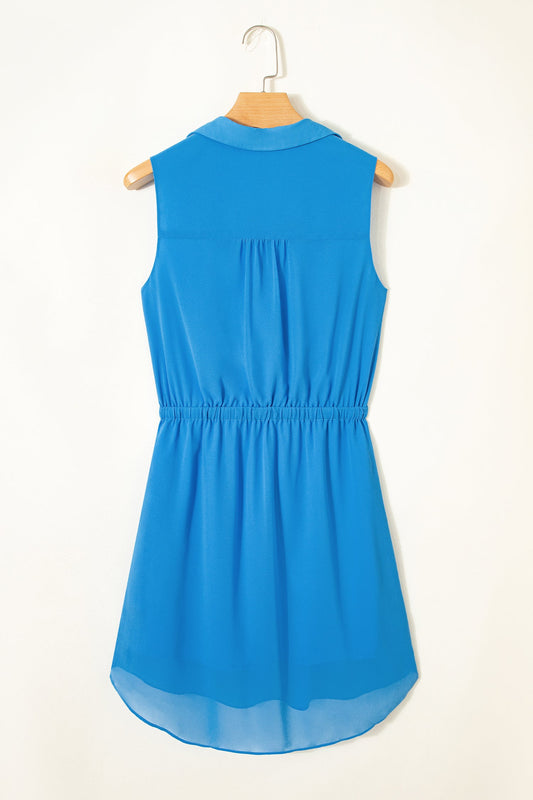 Threaded Pear Lila Elastic Waist Sleeveless Shirt