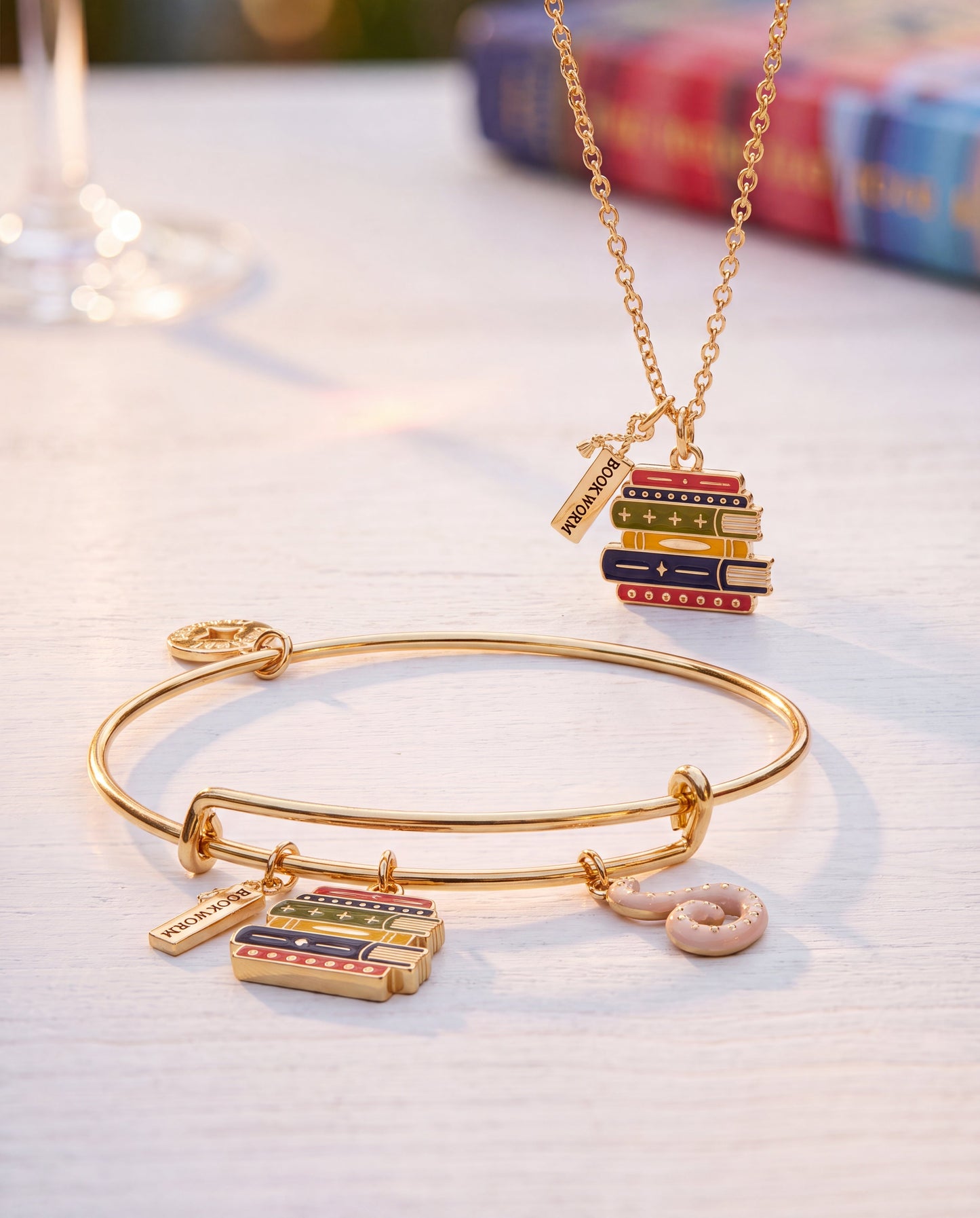 Book Club Multicharm Bangle