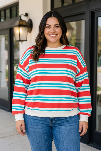 Autumn Long Sleeve Tunic PLUS Sweatshirt