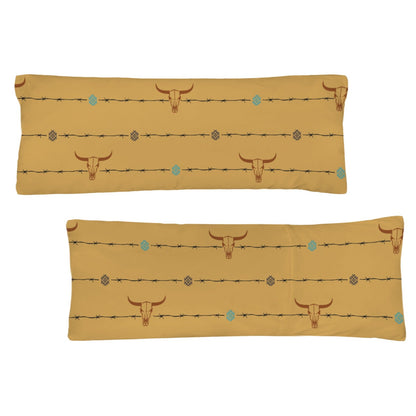 Baha Ranch Barbwire Longhorn Body Pillow Made in America