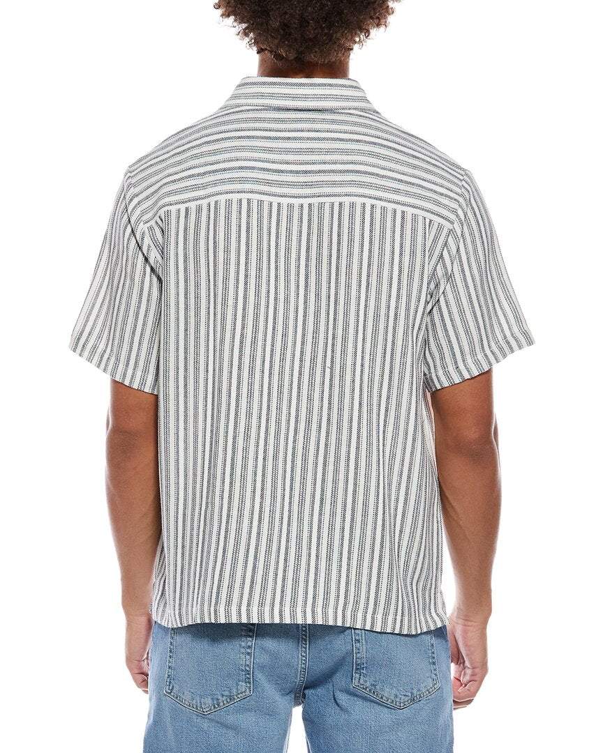 NAVY/ CHEVRON STRIPE-