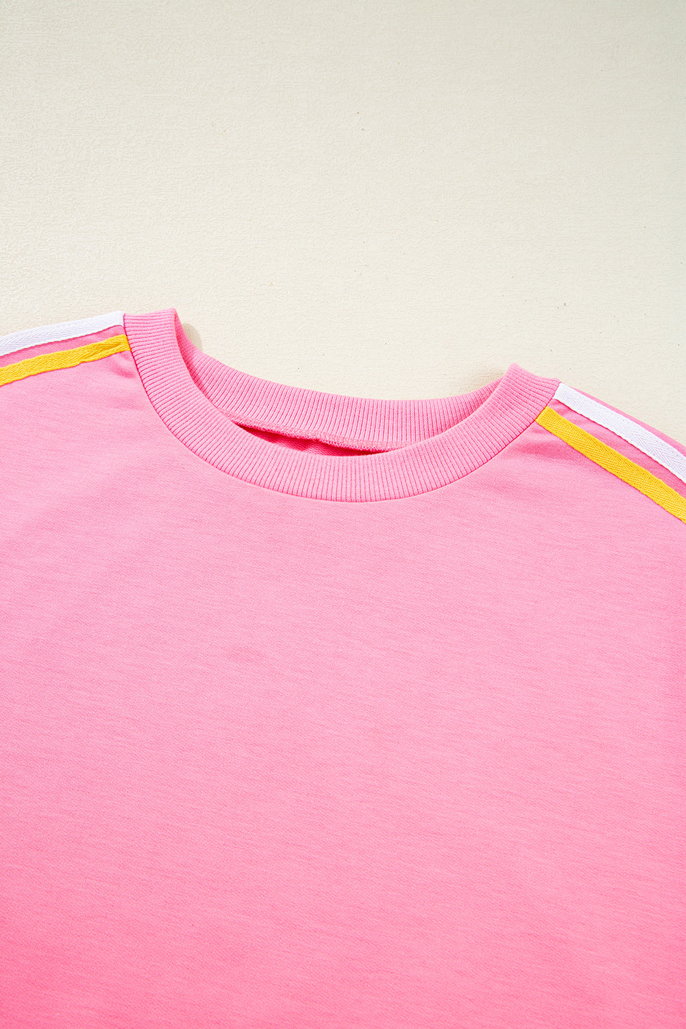 Threaded Pear Milan Contrast Crewneck T Shirt