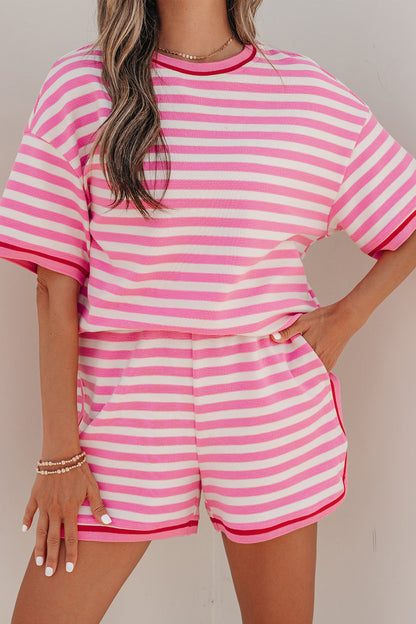 Threaded Pear Matilda Trim Short Sleeve Set