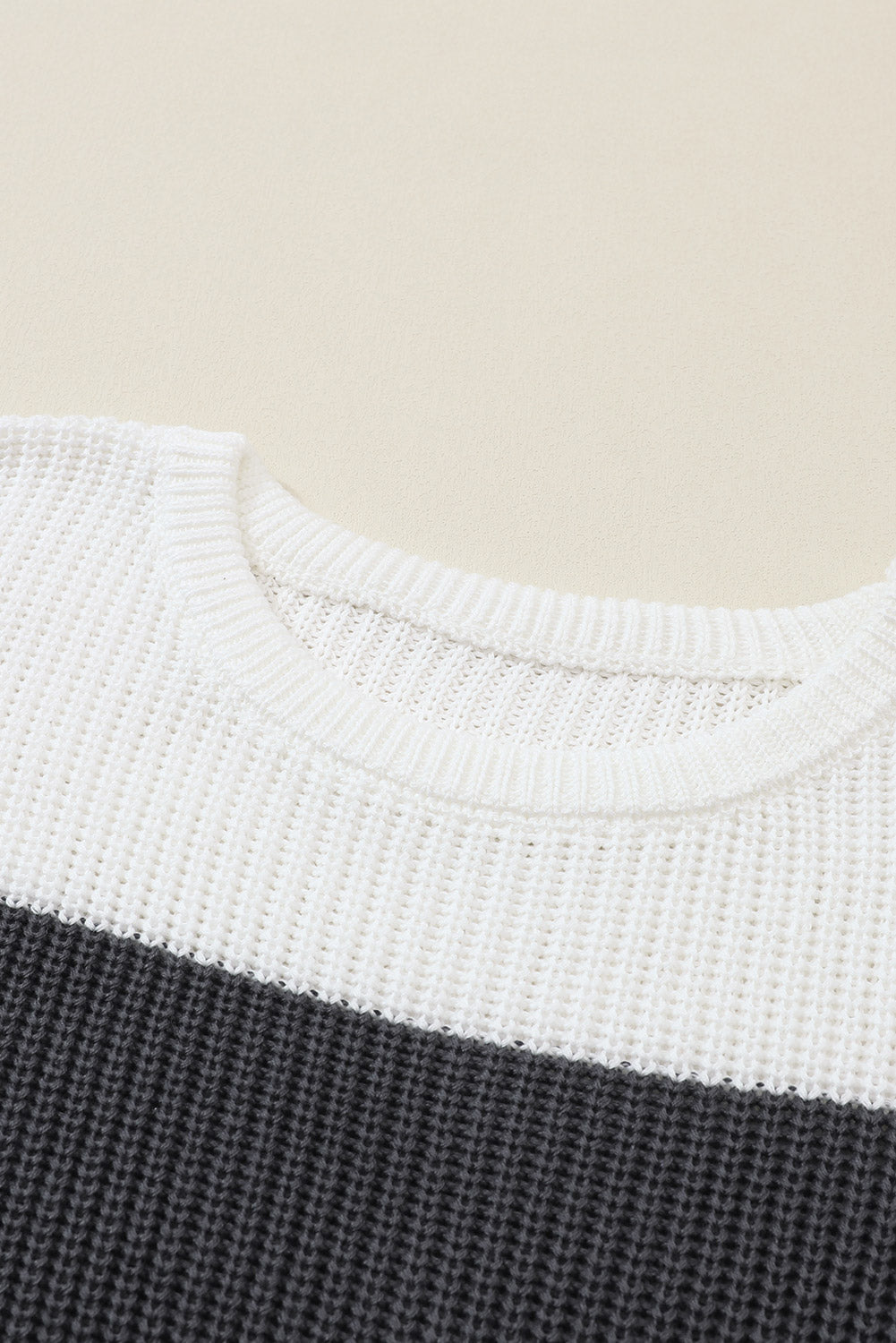 Threaded Pear Millie Knitted O Pullover Sweater