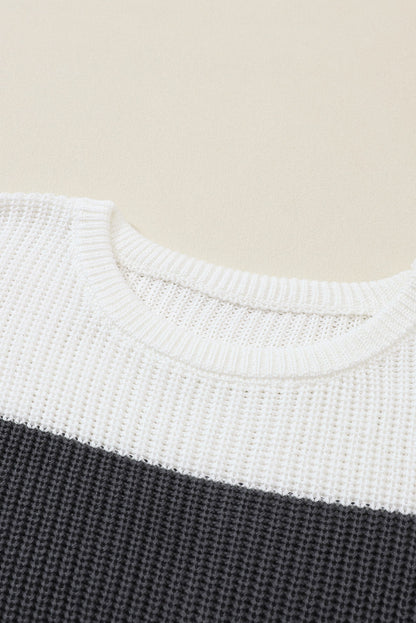 Threaded Pear Millie Knitted O Pullover Sweater