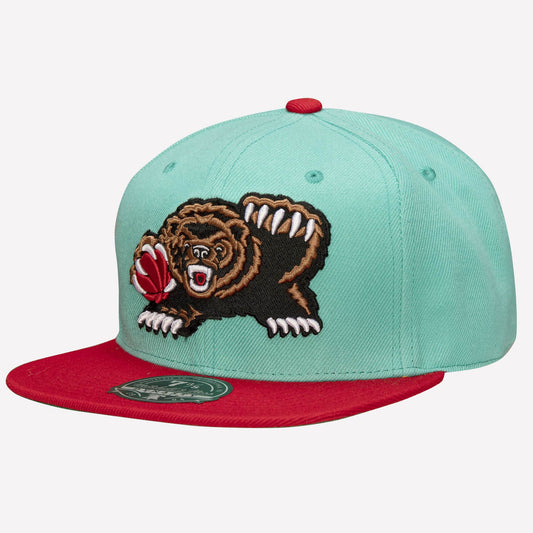 Mitchell & Ness Men's NBA Wool 2 Tone Fitted Hwc Grizzlies Fitted Caps
