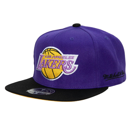 Mitchell & Ness Men's NBA La Lakers Team Side Fitted Hwc Fitted Caps