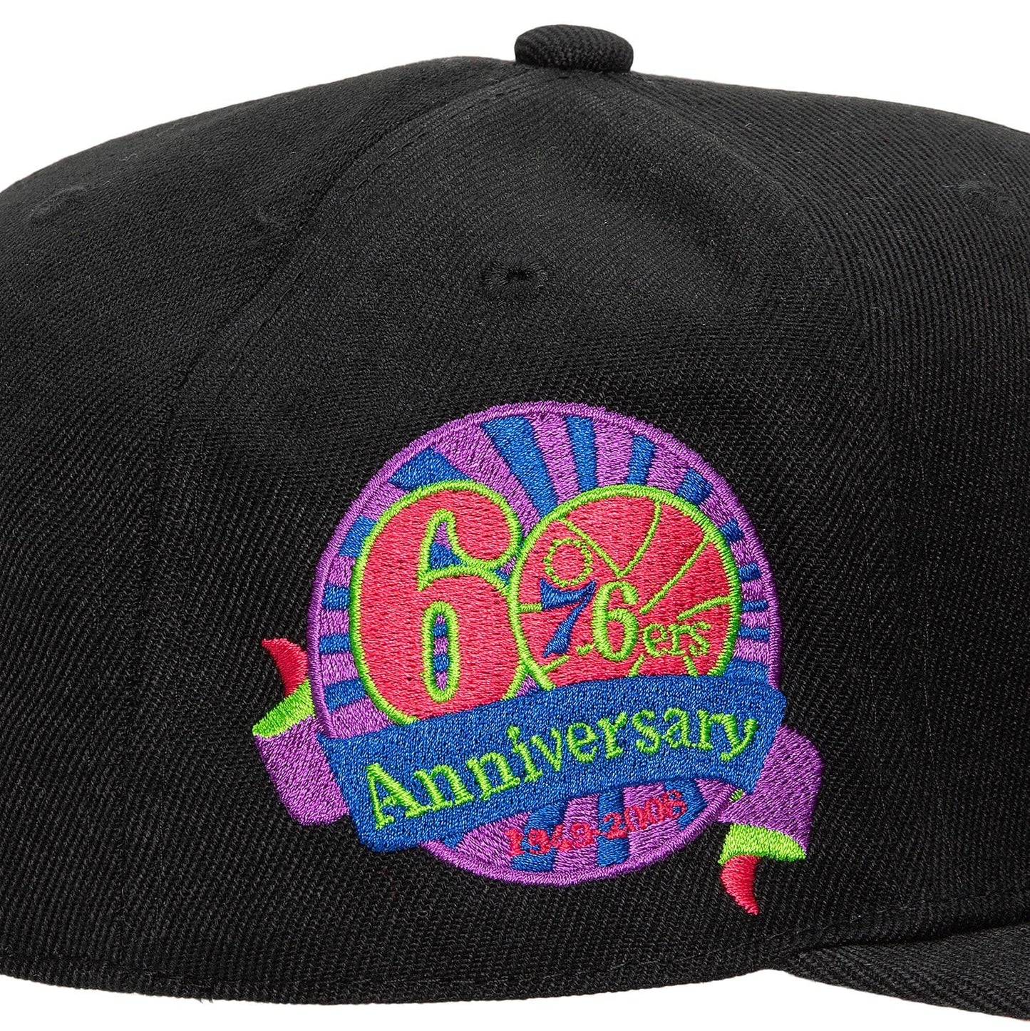 Mitchell & Ness Men's NBA Color Bomb Fitted Hwc 76Ers Fitted Caps