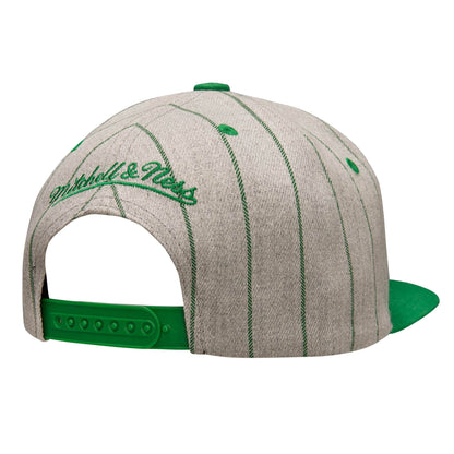 Mitchell & Ness Men's NBA Gray Pin Pop Snapback Bucks Snapback Caps