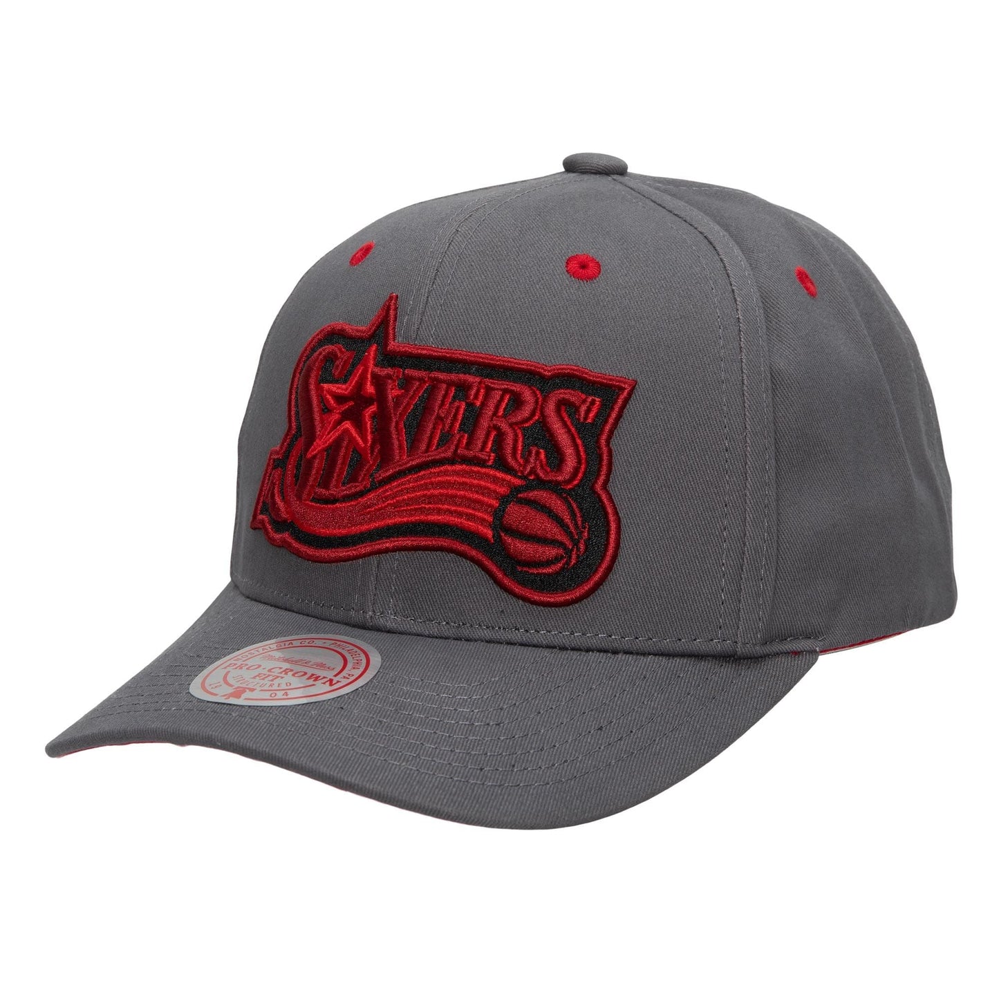 Mitchell & Ness Men's NBA Space Knit Pro Snapback Hwc 76Ers Snapback Caps