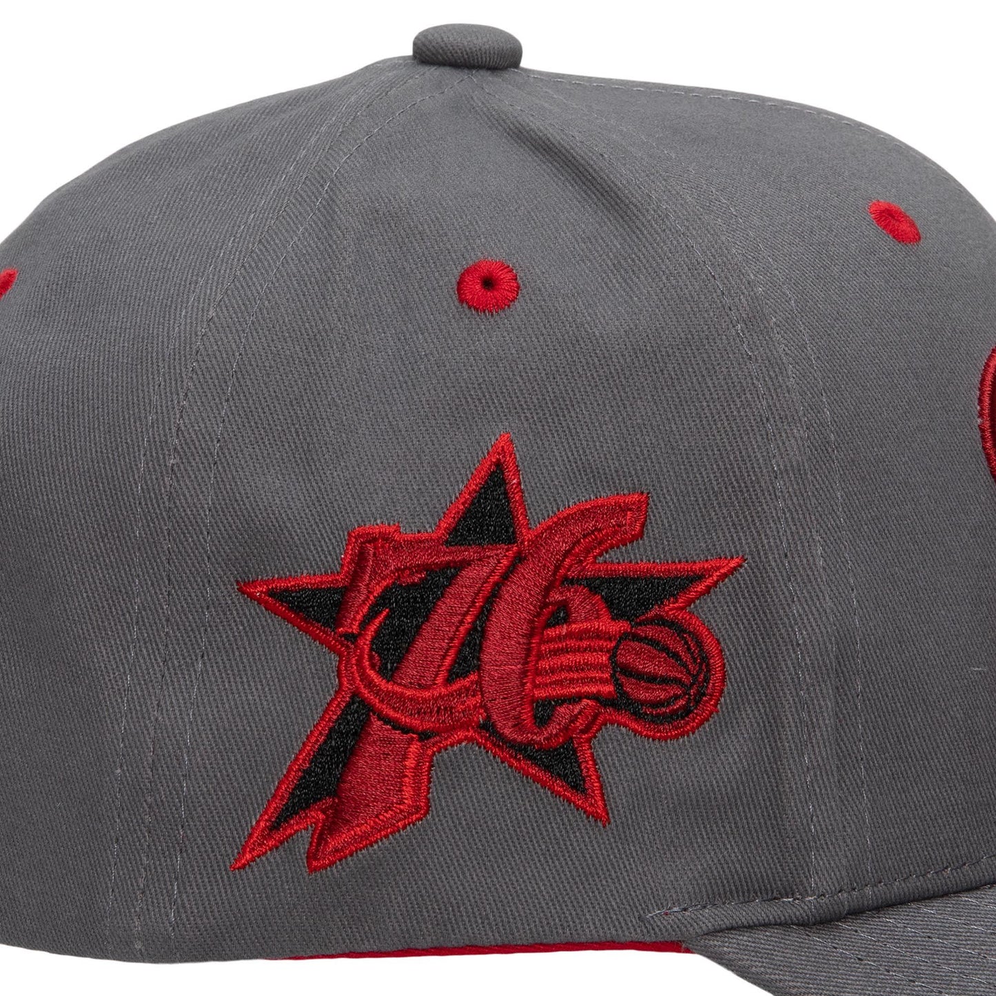 Mitchell & Ness Men's NBA Space Knit Pro Snapback Hwc 76Ers Snapback Caps