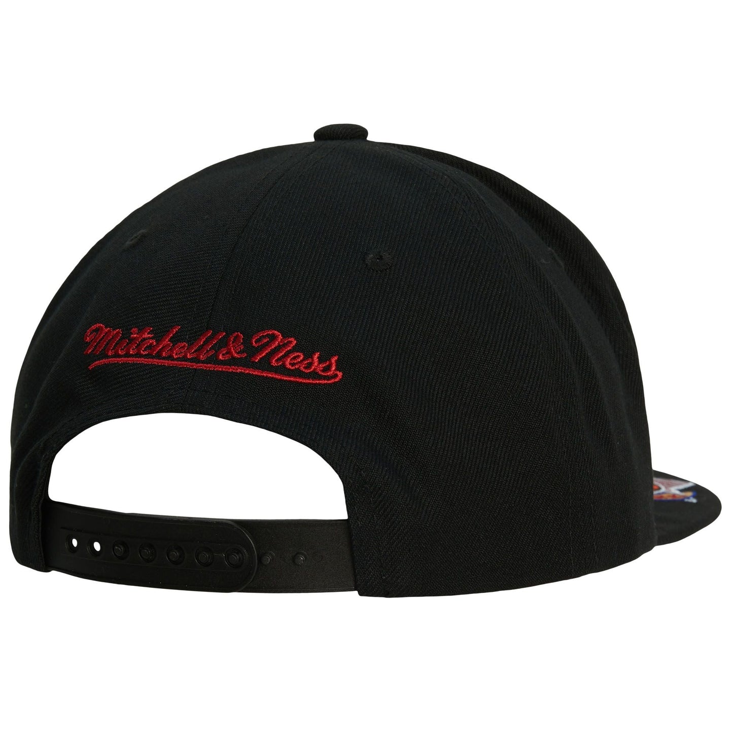 Men's Mitchell & Ness NBA Front Face Snapback Hwc 76Ers - Black