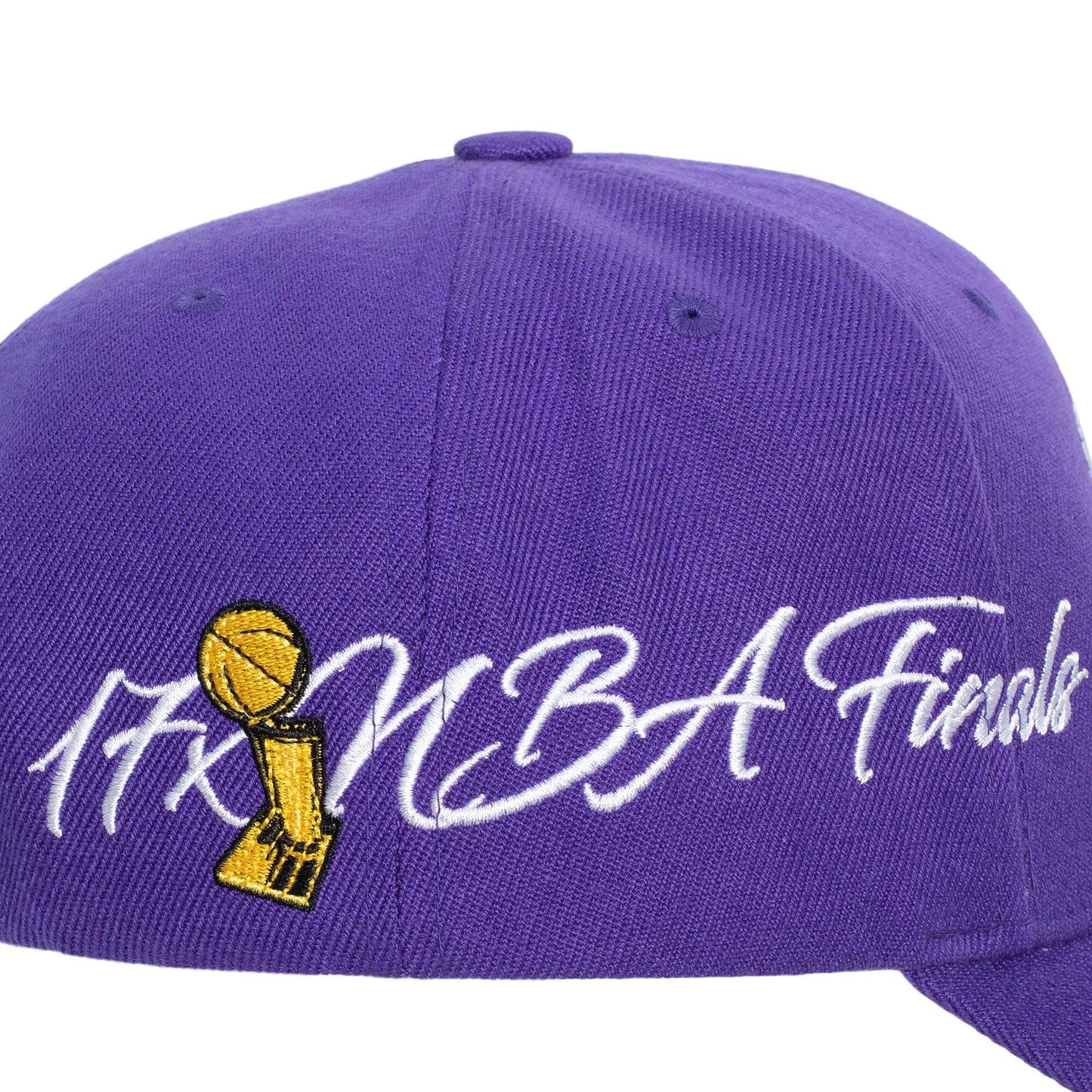 Men's Mitchell & Ness NBA Champ Wrap Pro Snapback Lakers - Purple