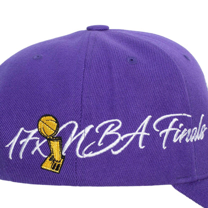 Mitchell & Ness Men's NBA Champ Wrap Pro Snapback Lakers Snapback Caps