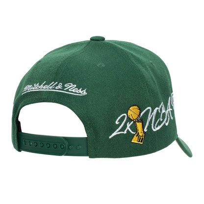 Mitchell & Ness Men's NBA Champ Wrap Pro Snapback Bucks Snapback Caps
