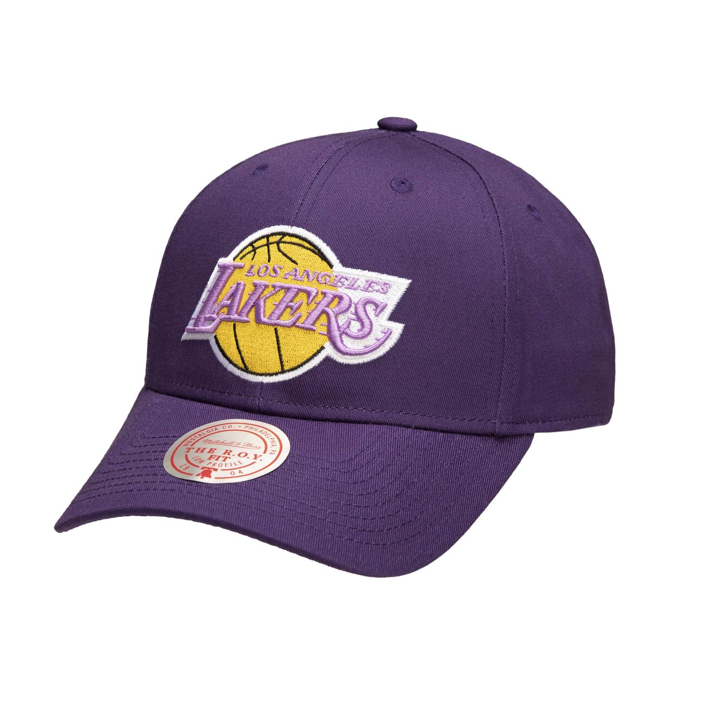 Men's Mitchell & Ness NBA Prime Roy Velcro Strapback Hwc Lakers