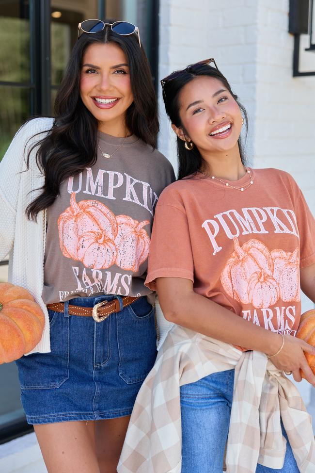 Pumpkin Farms Rust Graphic Tee