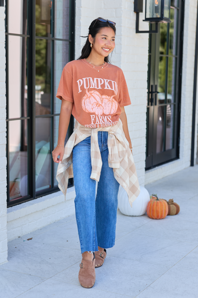 Pumpkin Farms Rust Graphic Tee