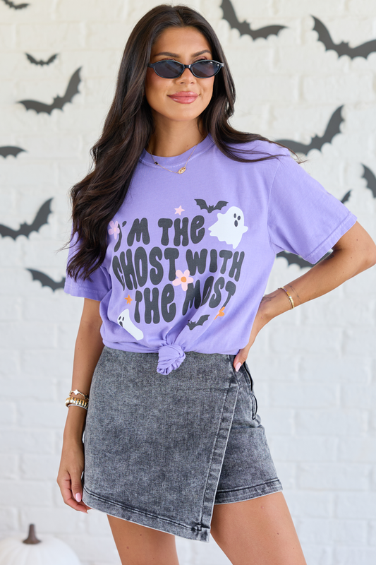 I'm The Ghost With The Most Violet Graphic Tee