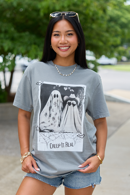 Creep It Real Grey Graphic Tee
