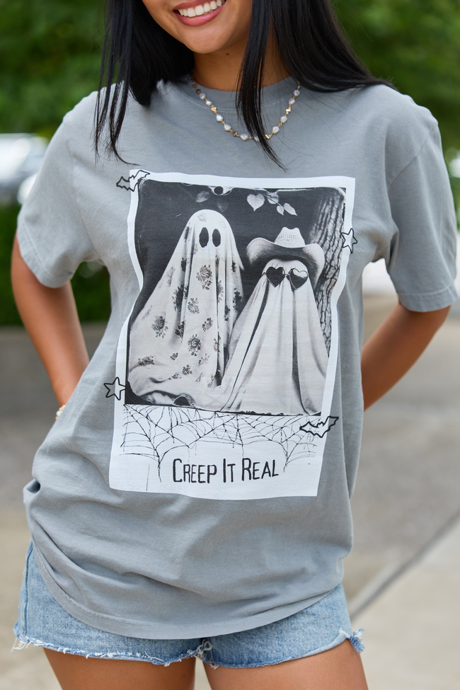 Creep It Real Grey Graphic Tee