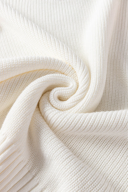 Threaded Pear Madison Patch Bishop Sleeve Sweater