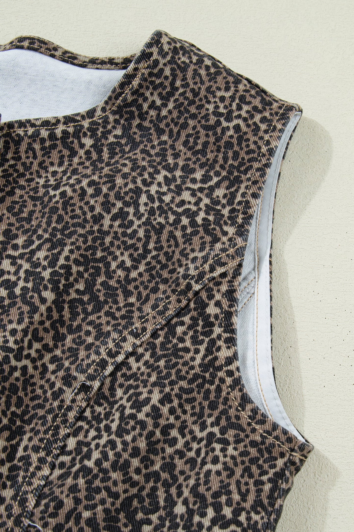 Threaded Pear Elliana Print Slim Vest