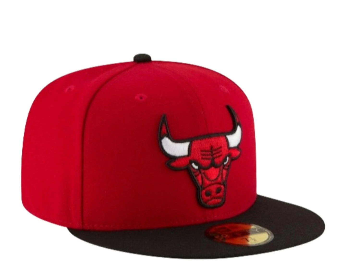 New Era 59Fifty Men Chicago Bulls 2-Tone Fitted Hat Red/Black