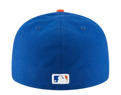 New Era 59Fifty Men New York Mets Authentic Collection Fitted Hat Royal/Orange