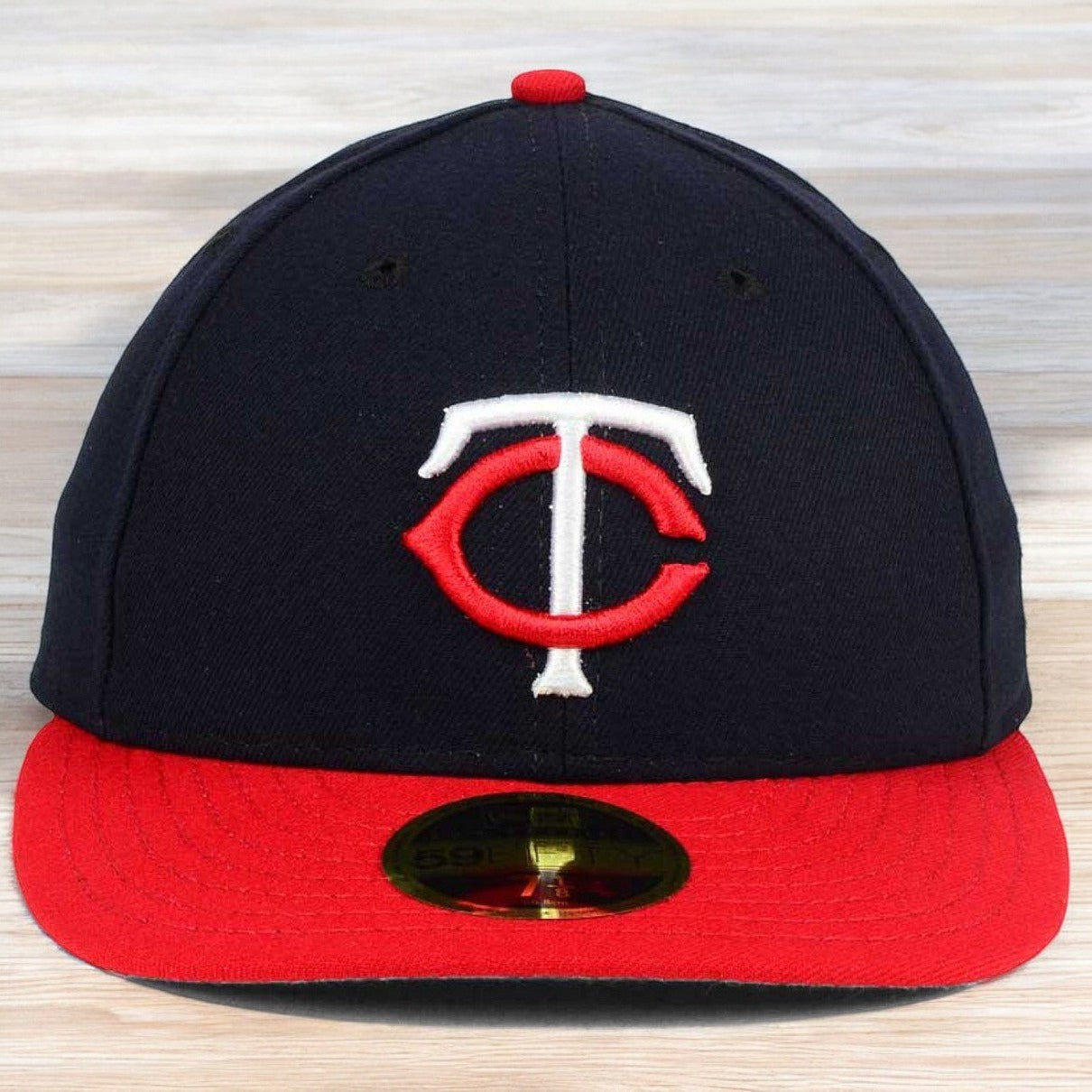 Men's New Era MLB Authentic Collection Low Pro 59Fifty Fitted Cap Minnesota Twins