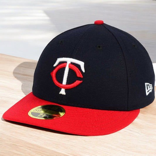 New Era Men's MLB Authentic Collection Low Pro 59Fifty Fitted Cap Minnesota Twins Hats
