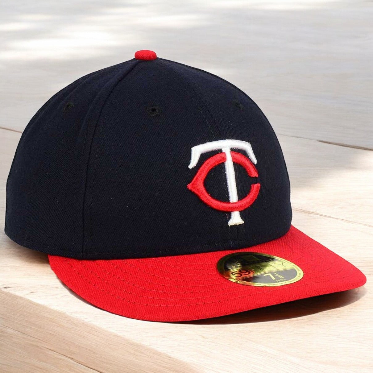 Men's New Era MLB Authentic Collection Low Pro 59Fifty Fitted Cap Minnesota Twins