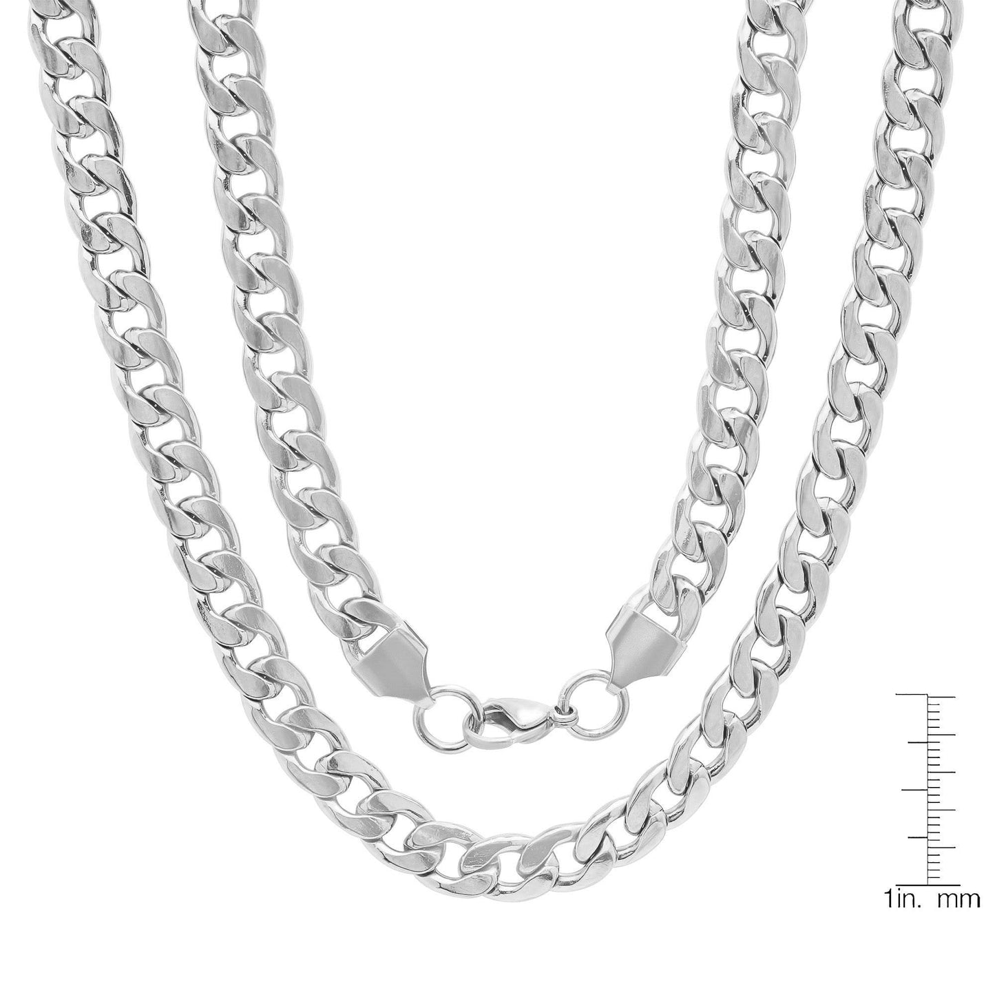 24 Inch Classic Cuban Link Chain Necklace