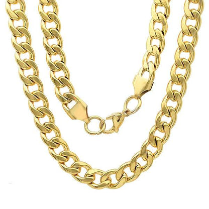 SteelTime XL Classic Cuban Link Chain Necklace