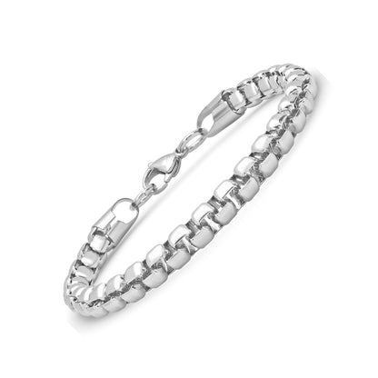 Box Chain Link ID Bracelet