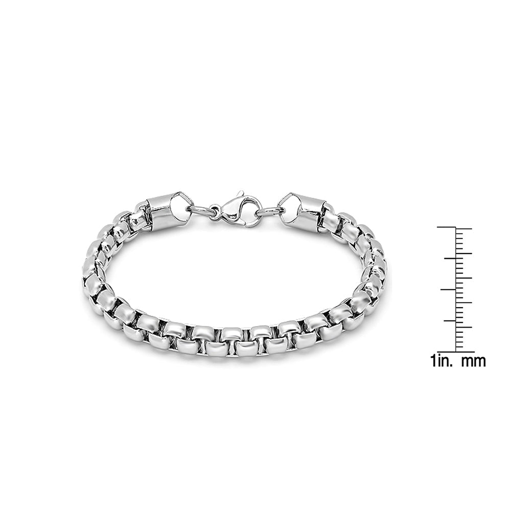 Box Chain Link ID Bracelet