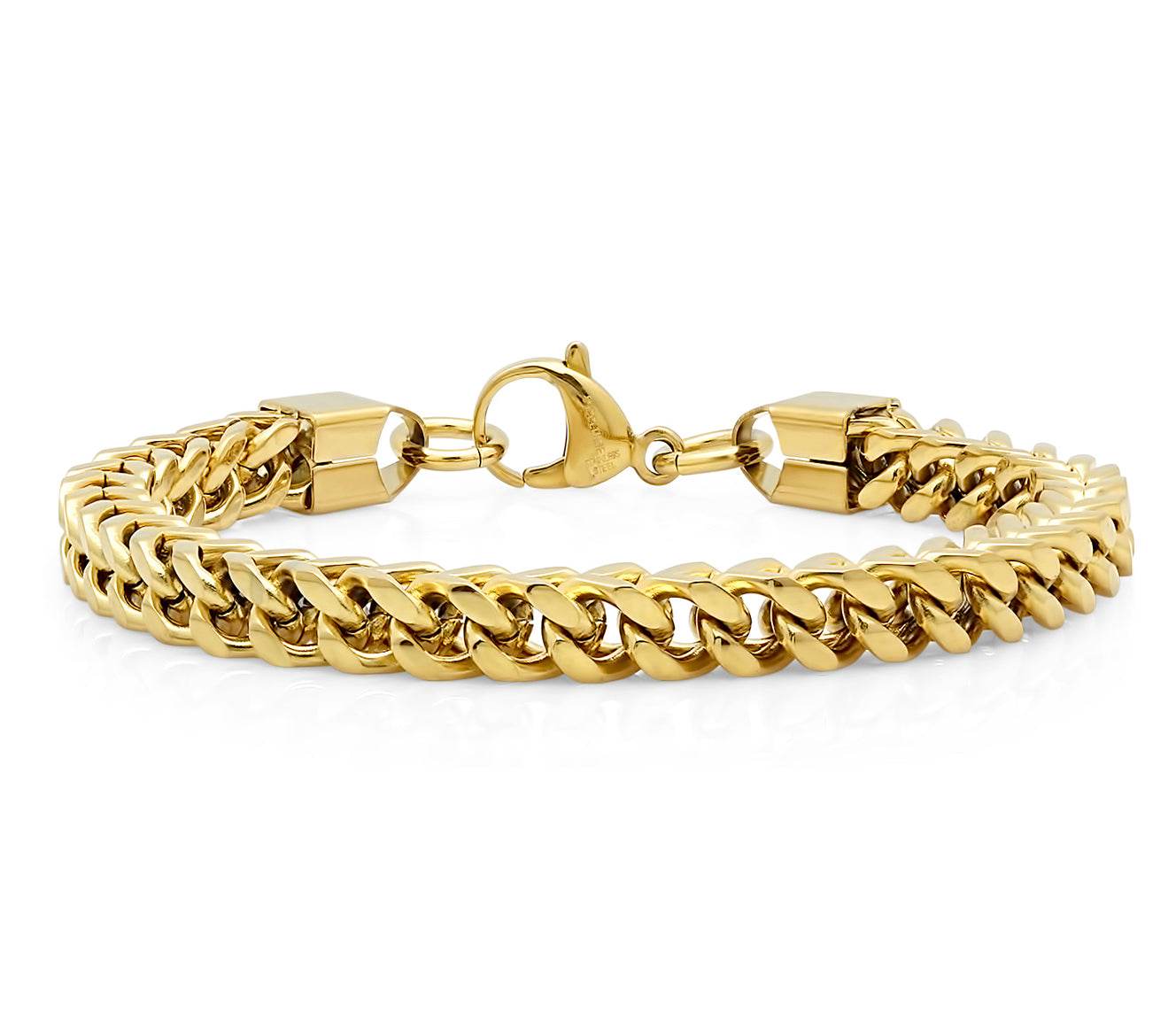 3D Franco Chain Link Bracelet