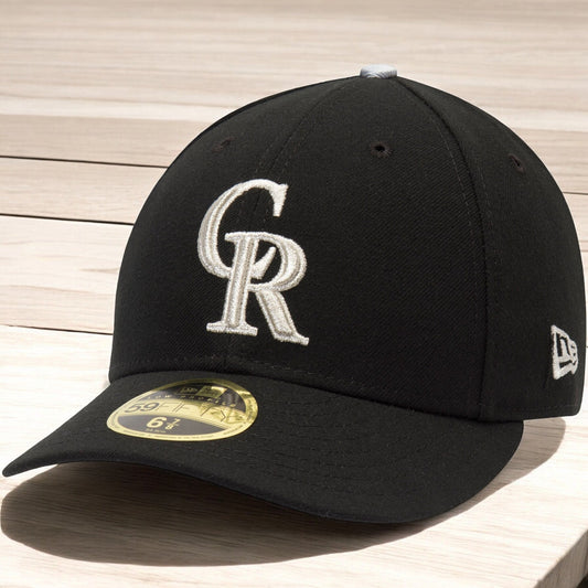 New Era Men's MLB Authentic Collection Low Pro 59Fifty Fitted Cap Colorado Rockies Hats