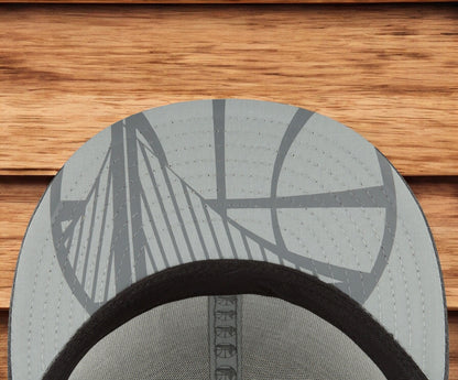 New Era Men's NBA Golden State Warriors On Court 2017 Suede 59Fifty