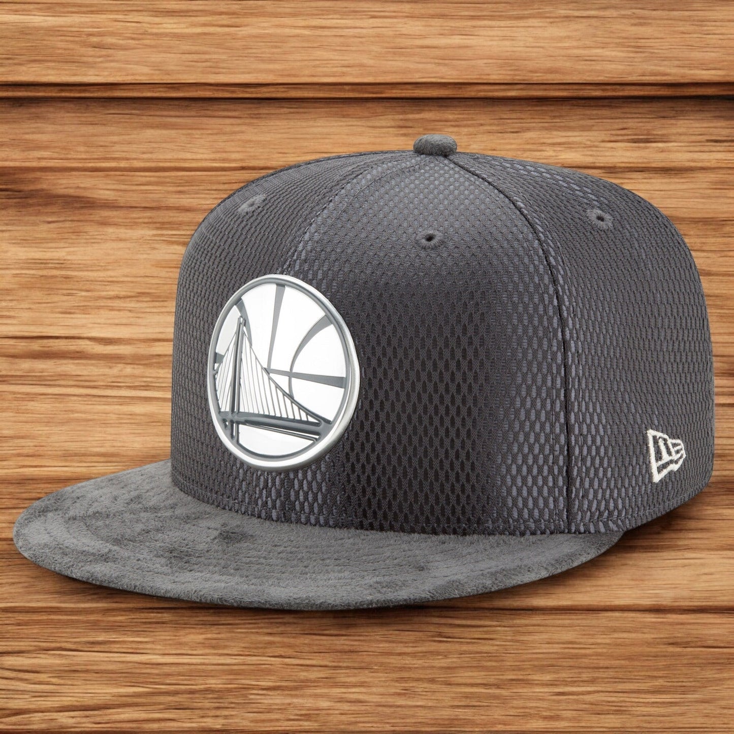 New Era Men's NBA Golden State Warriors On Court 2017 Suede 59Fifty
