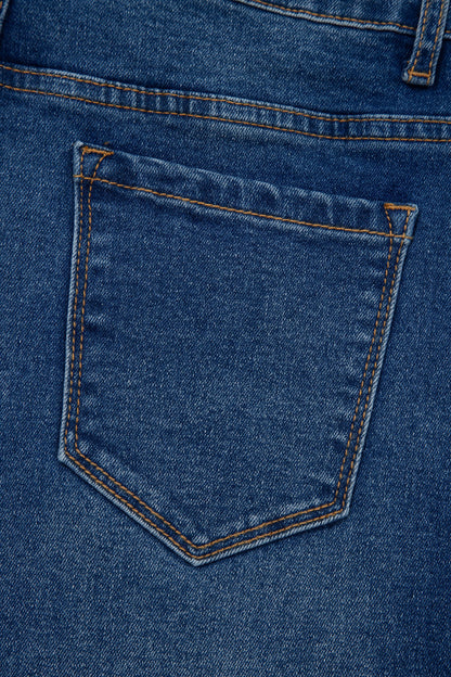 Threaded Pear Yusra Seam Detail Shift Jeans