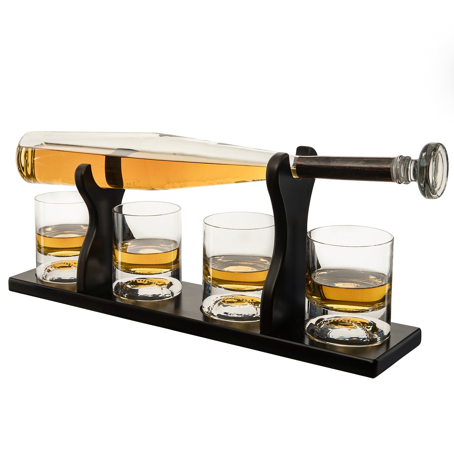 The Wine Savant Baseball Bat Whiskey Decanter