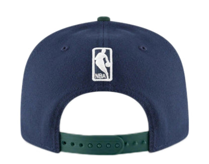 New Era 9Fifty Men Snapback Hat Navy/Green